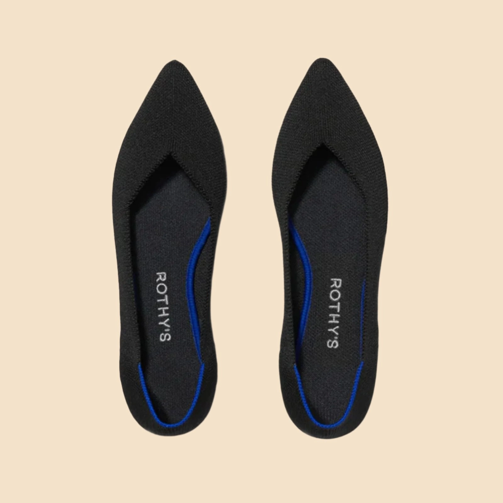 Rothy - Women - The Point - Black Solid Rothy New Launch innovative shoe styles