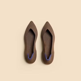 Rothy - Women - The Point - Brown Driftwood Rothy New Launch innovative shoe styles