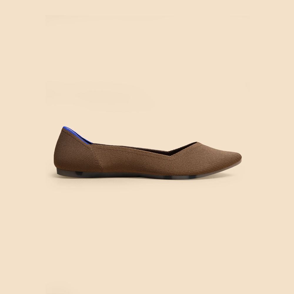 Rothy - Women - The Point - Brown Driftwood Rothy New Launch shoe designs