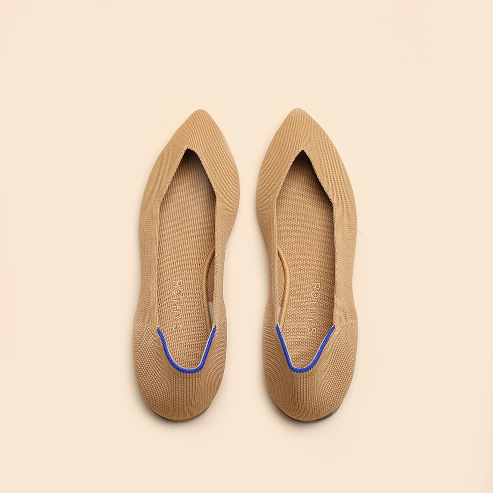 Rothy - Women - The Point - Brown Rothy New Launch innovative shoe styles
