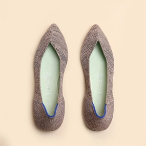 Rothy - Women - The Point - Brown Rothy New Launch innovative shoe styles