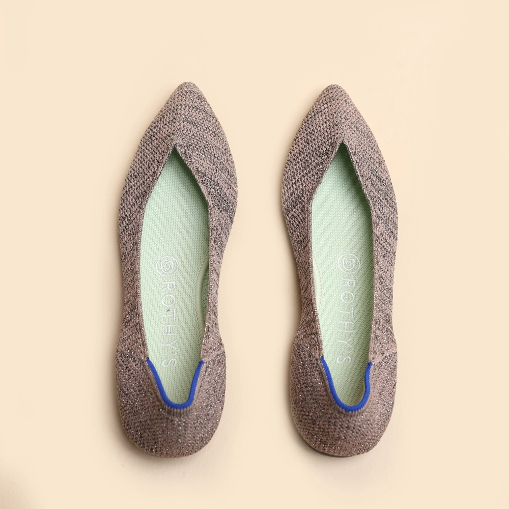 Rothy - Women - The Point - Brown Rothy New Launch innovative shoe styles