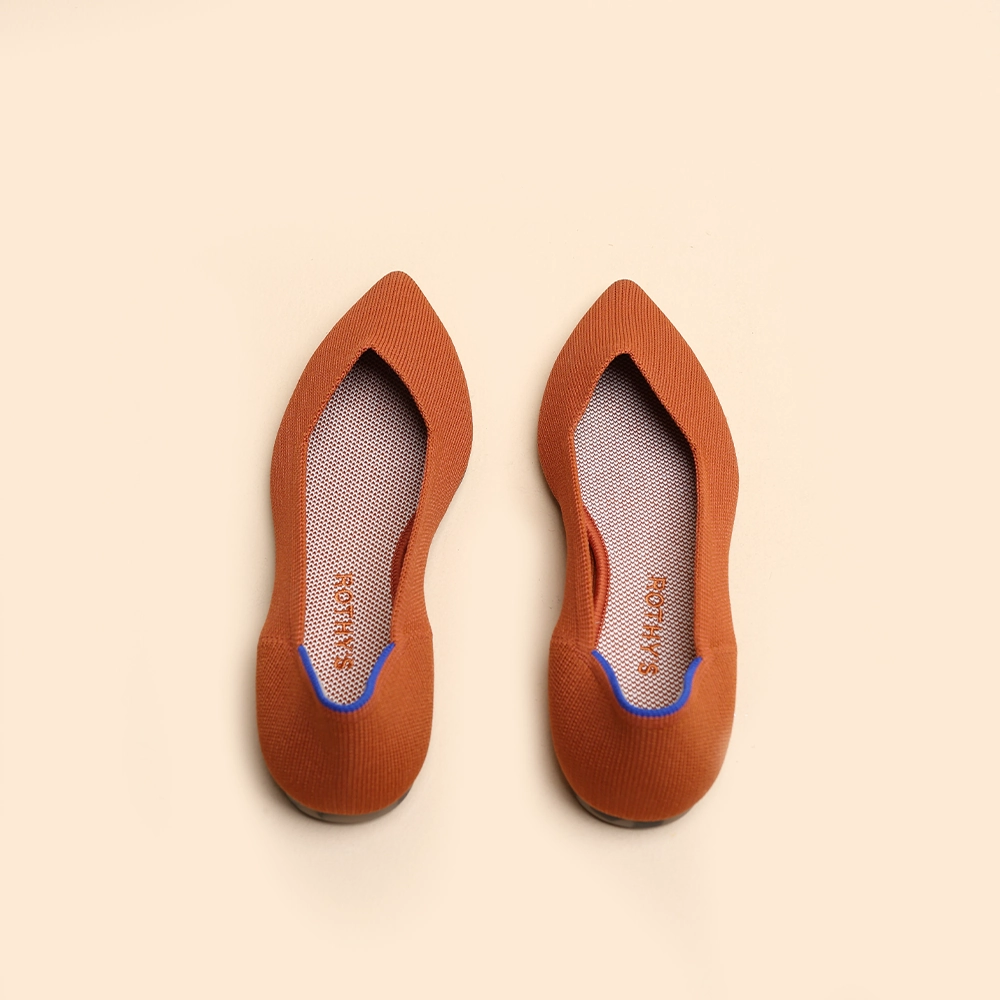 Rothy - Women - The Point - Brown Rothy New Launch innovative shoe styles