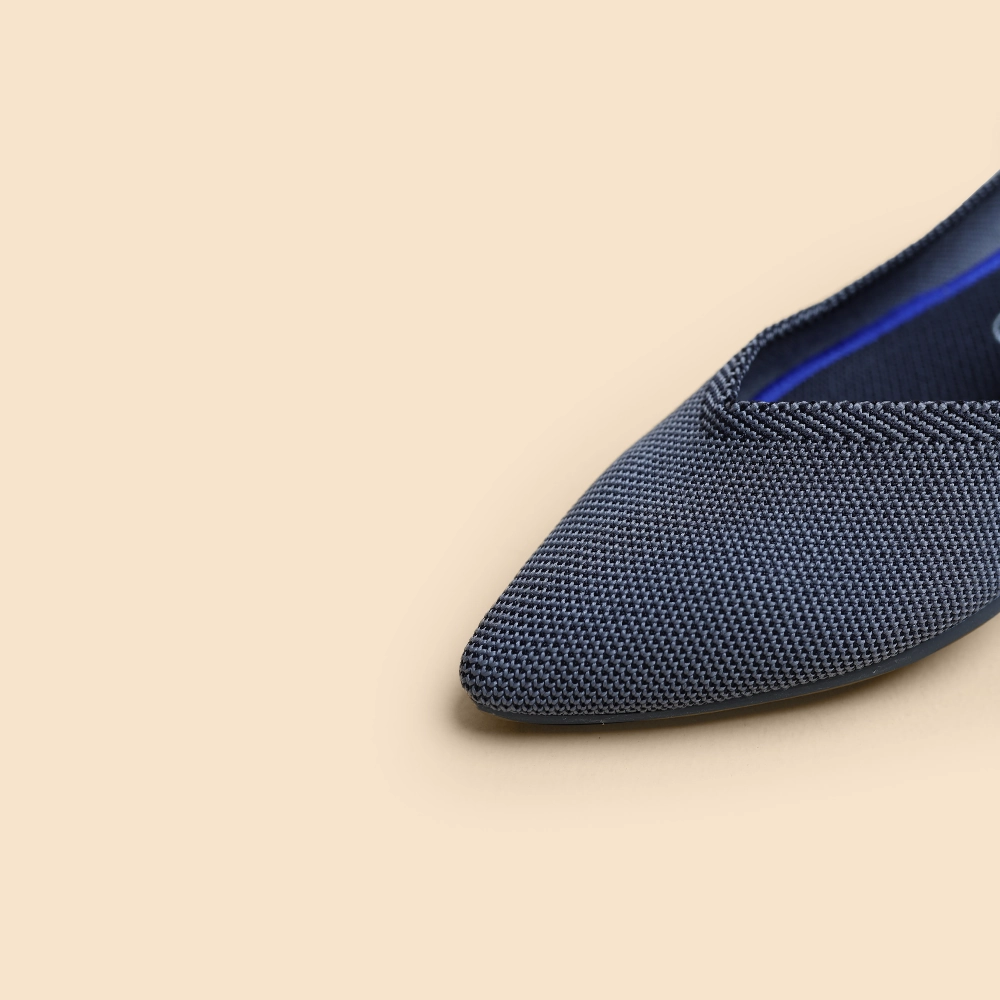 Rothy - Women - The Point -  Cloud Grey Birdseye Rothy New Launch shoe designs