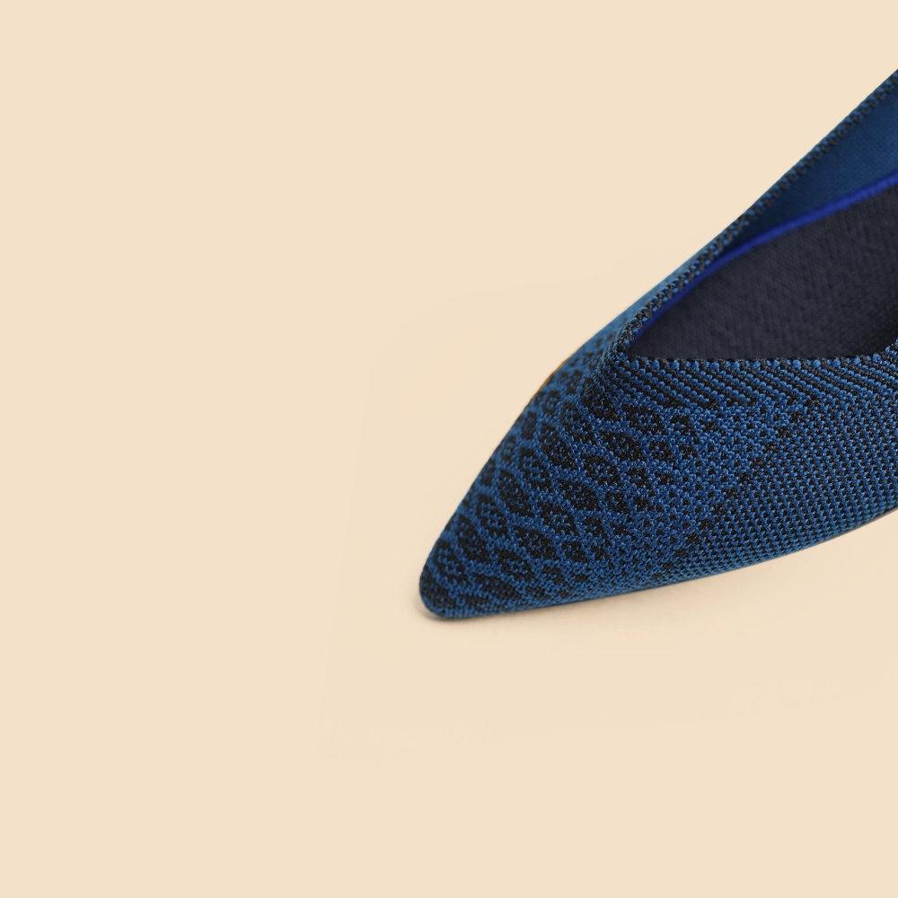 Rothy - Women - The Point - Deep Teal Python Rothy New Launch shoe designs