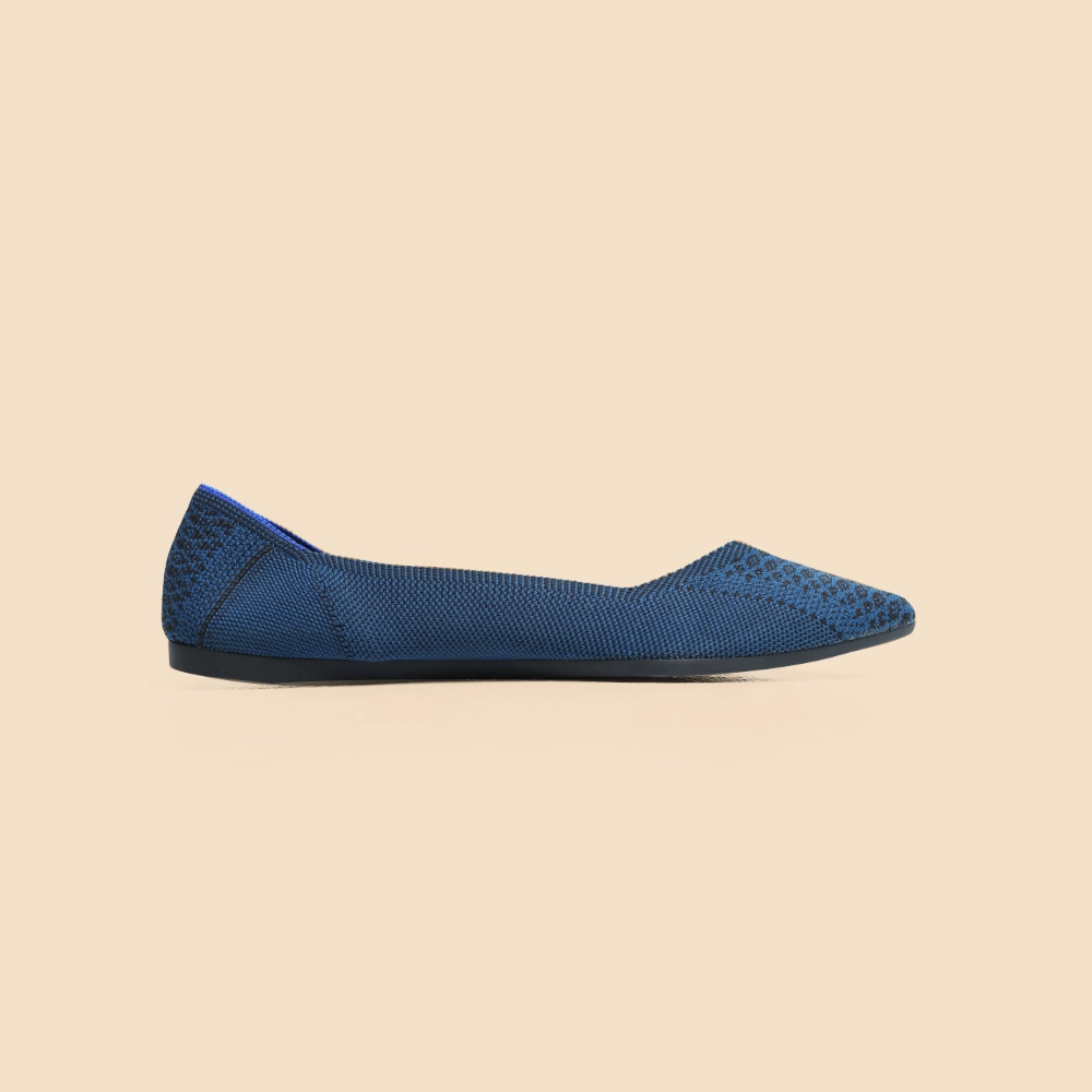 Rothy - Women - The Point - Deep Teal Python Rothy New Launch shoe designs