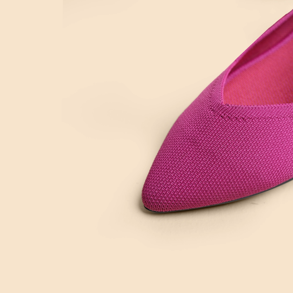 Rothy - Women - The Point - Dragon Fruit (Black Sole) Rothy New Launch shoe designs