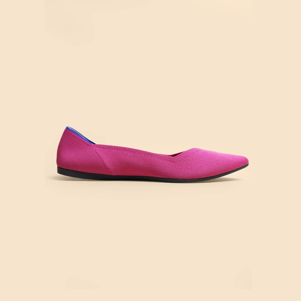 Rothy - Women - The Point - Dragon Fruit (Black Sole) Rothy New Launch shoe designs