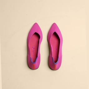 Rothy - Women - The Point - Dragon Fruit (Black Sole) Rothy New Launch innovative shoe styles