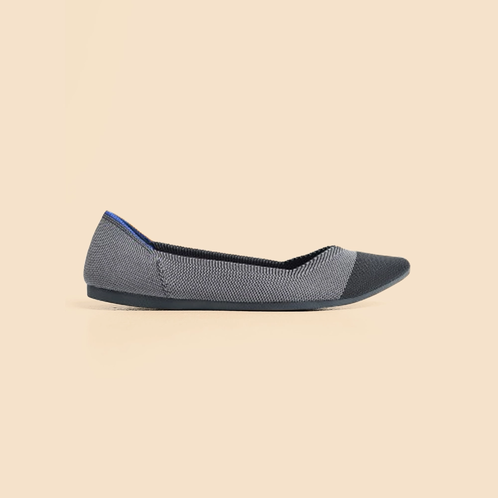 Rothy - Women - The Point - Gray Black Rothy New Launch shoe designs