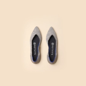 Rothy - Women - The Point - Gray Rothy New Launch innovative shoe styles