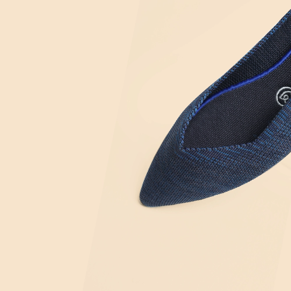 Rothy - Women - The Point - Heather Blue Rothy New Launch shoe designs