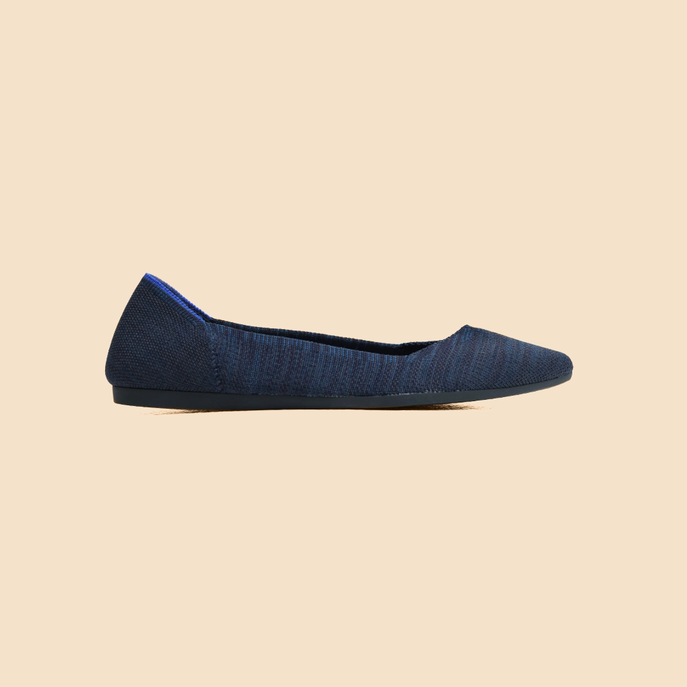 Rothy - Women - The Point - Heather Blue Rothy New Launch shoe designs