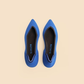Rothy - Women - The Point - Lazuli Blue Rothy New Launch innovative shoe styles