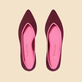 Rothy - Women - The Point - Maroon Rothy New Launch innovative shoe styles