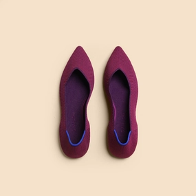 Rothy - Women - The Point - Maroon Rothy New Launch innovative shoe styles