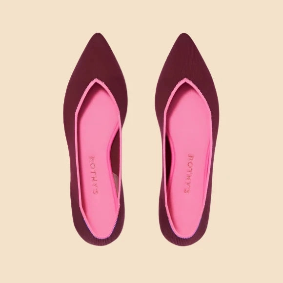 Rothy - Women - The Point - Maroon Rothy New Launch innovative shoe styles