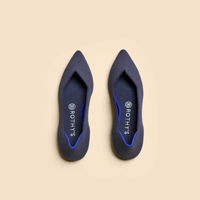 Rothy - Women - The Point - Mink (Black Sole) Rothy New Launch innovative shoe styles