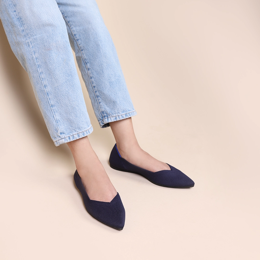 Rothy - Women - The Point - Navy Rothy New Launch shoe designs