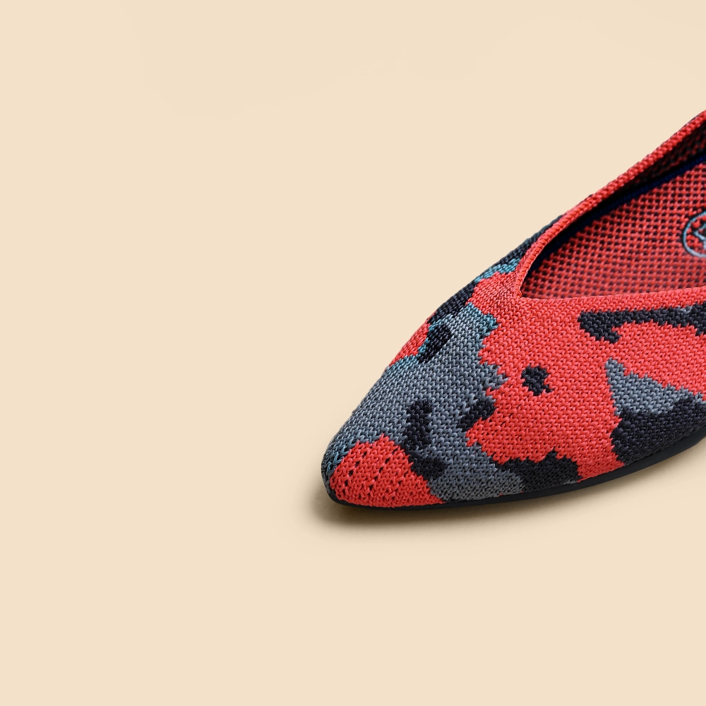 Rothy - Women - The Point - Orange Rothy New Launch shoe designs