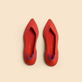 Rothy - Women - The Point - Papaya Rothy New Launch innovative shoe styles