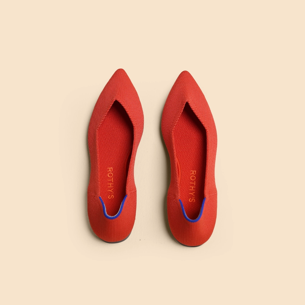 Rothy - Women - The Point - Papaya Rothy New Launch innovative shoe styles