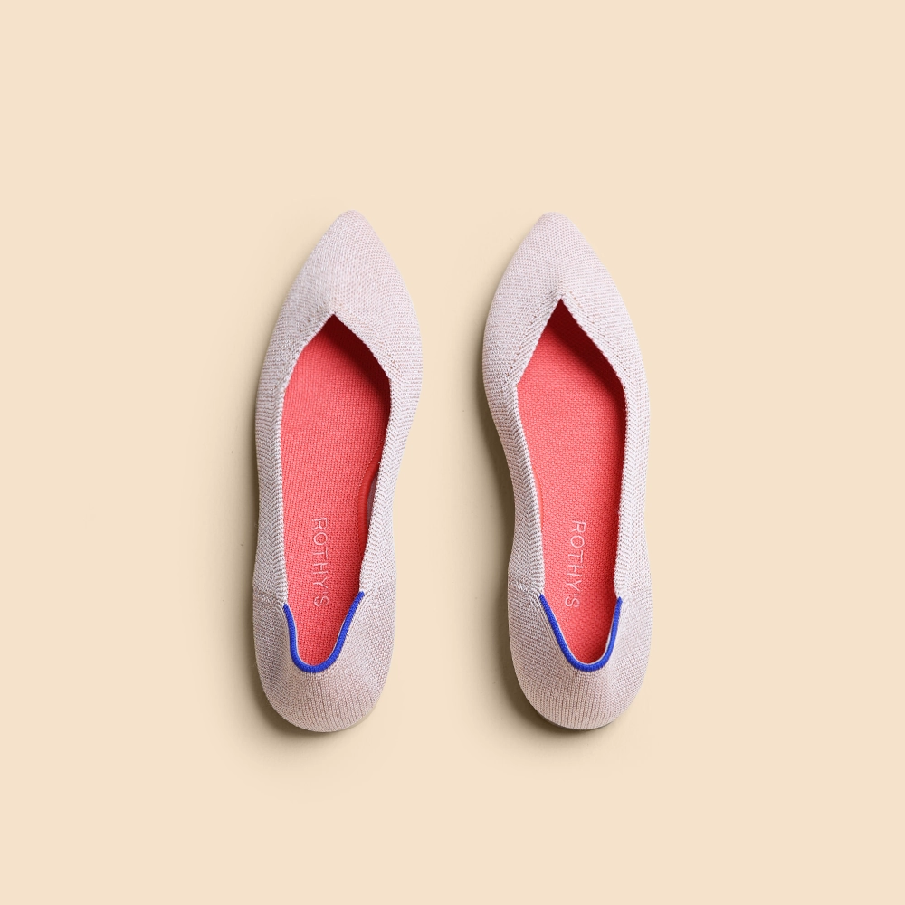 Rothy - Women - The Point - Pink Rothy New Launch innovative shoe styles