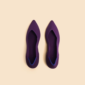 Rothy - Women - The Point - Purple Rothy New Launch innovative shoe styles