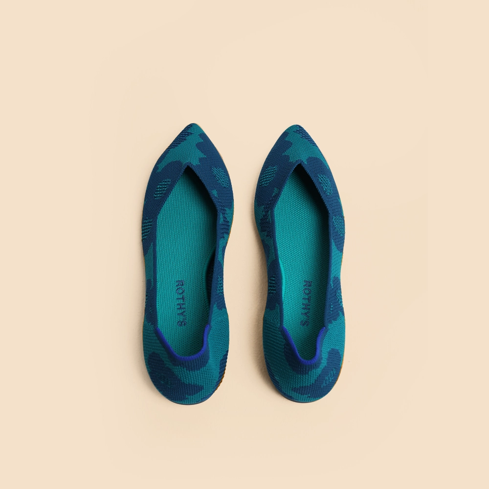 Rothy - Women - The Point - Water Poppy Rothy New Launch innovative shoe styles