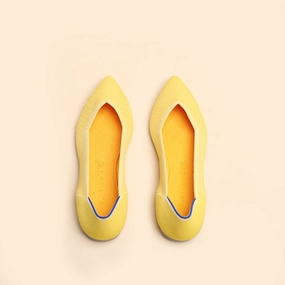 Rothy - Women - The Point - Yellow Rothy New Launch innovative shoe styles