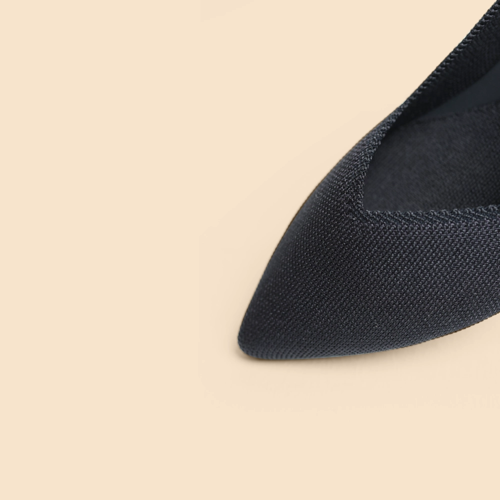 Rothy - Women - The Point II - Black Rothy New Launch shoe designs