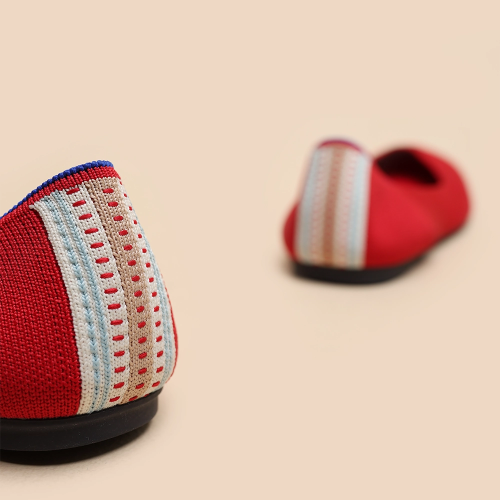 Rothy - Women - The Square - Red Rothy New Launch shoe designs