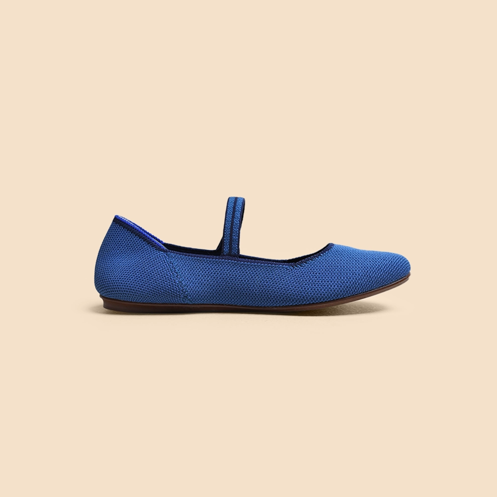 Rothy - Women - The Square Mary Jane - Blue Rothy New Launch shoe designs