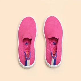 Rothy -The Kids Sneaker  - Bubblegum Rothy New Launch innovative shoe styles