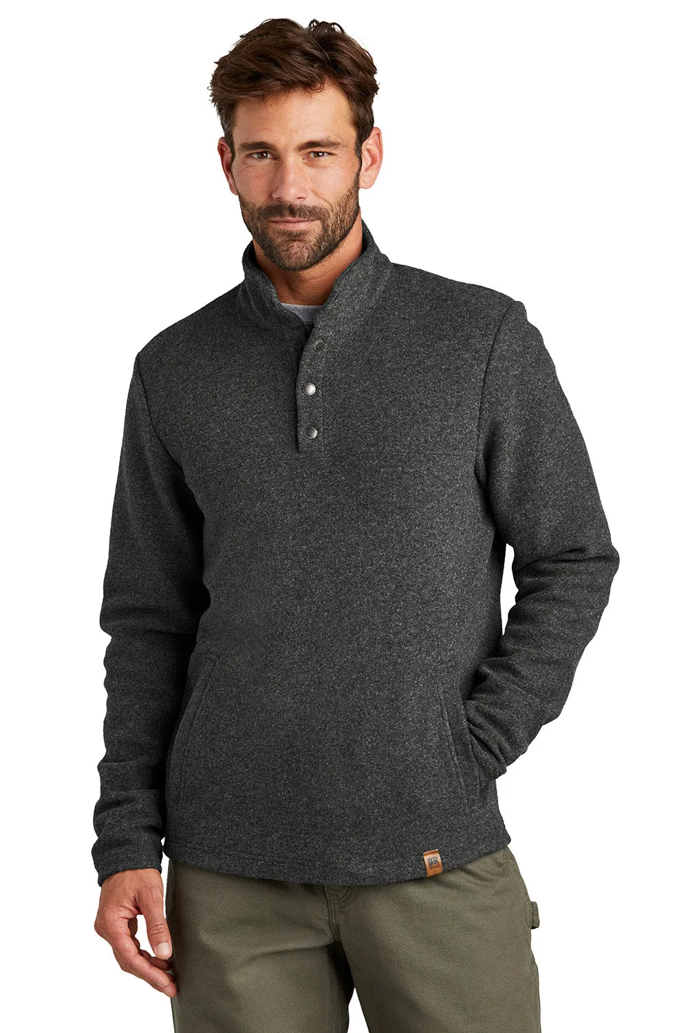 Russell Outdoors Mens Basin 1/4 Snap Jacket - Heather Graphite Grey  Excellent quality Clothing Russell-Outdoors