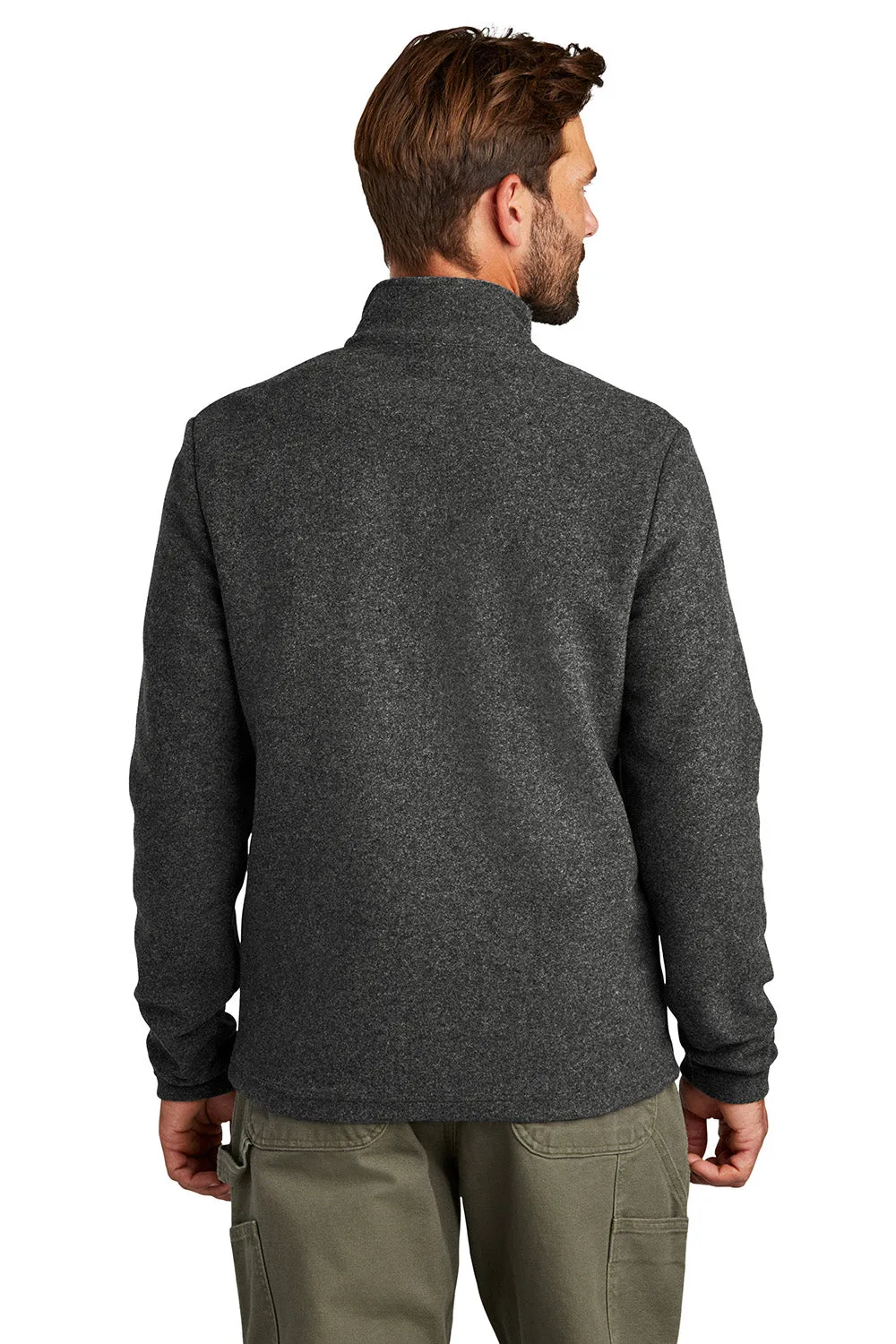 Russell Outdoors Mens Basin 1/4 Snap Jacket - Heather Graphite Grey  Excellent quality Clothing Russell-Outdoors