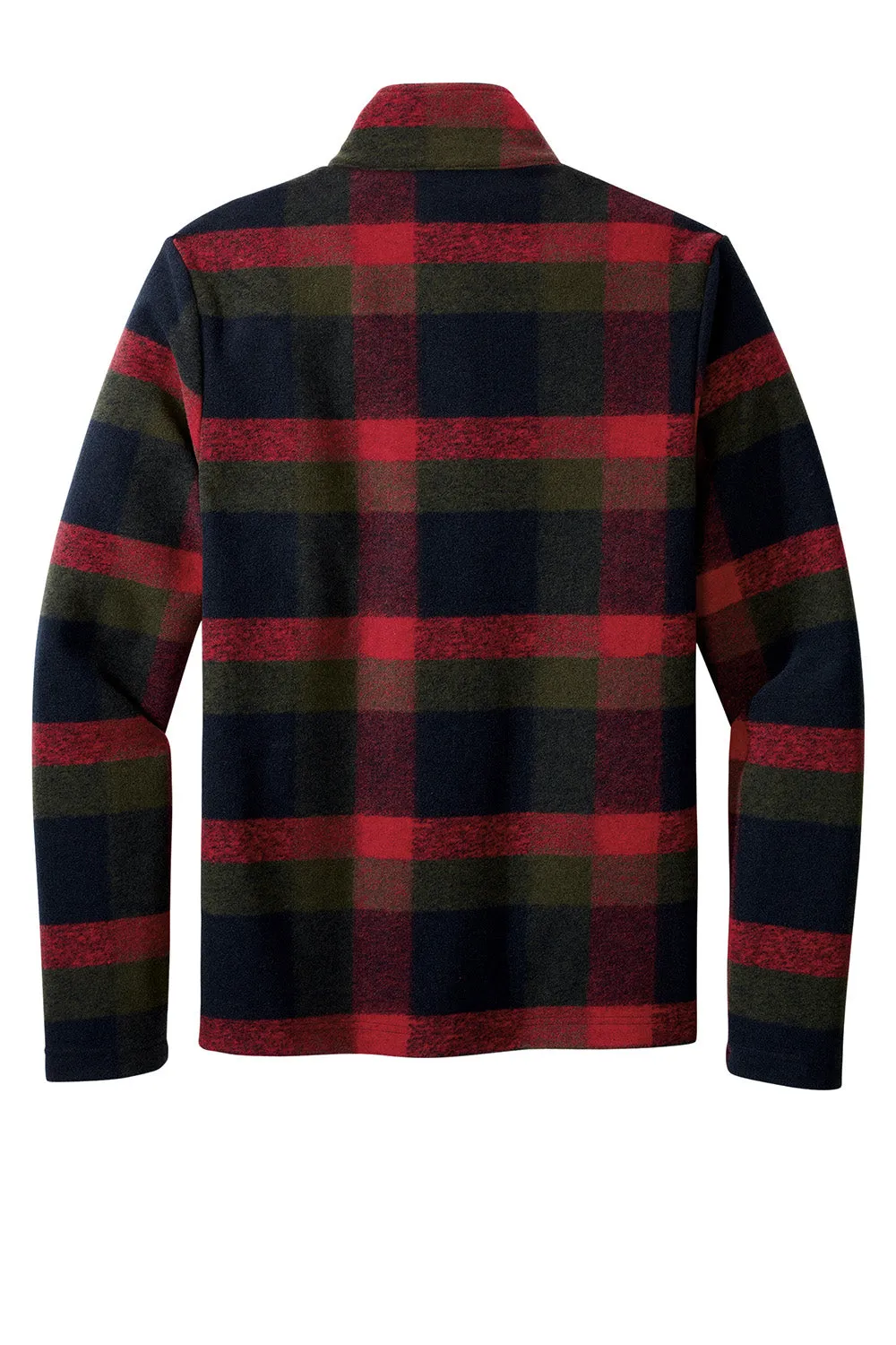 Russell Outdoors Mens Basin 1/4 Snap Jacket - Red Plaid  Excellent quality Clothing Russell-Outdoors