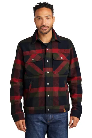 Russell Outdoors Mens Basin Snap Down Jacket - Red Plaid  Excellent quality Clothing Russell-Outdoors