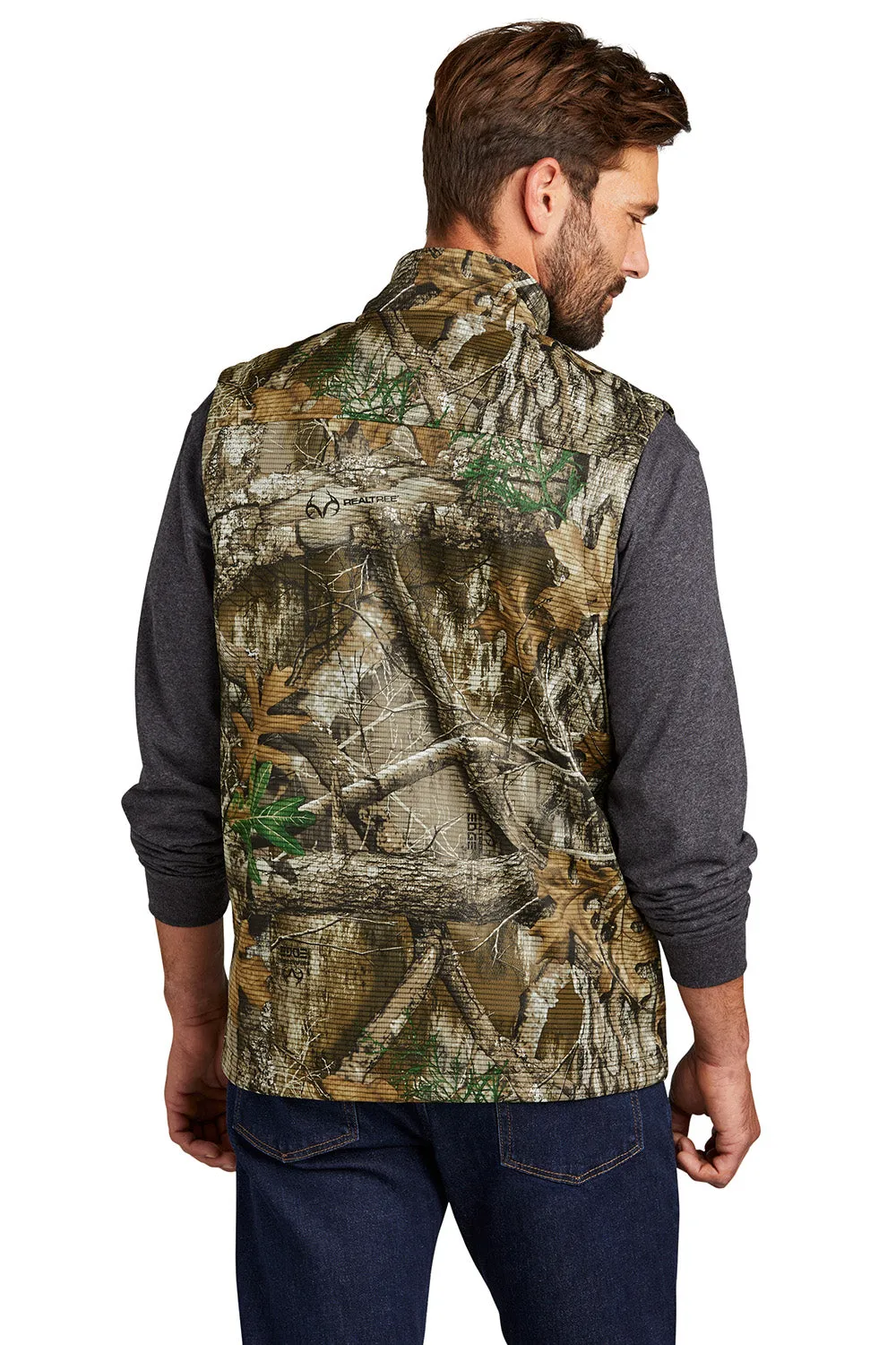 Russell Outdoors Mens Realtree Atlas Water Resistant Full Zip Soft Shell Vest - Realtree Edge Camo  Excellent quality Clothing Russell-Outdoors