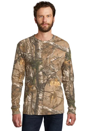 Russell Outdoors Mens Realtree Explorer Long Sleeve Crewneck T-Shirt w/ Pocket - Realtree Xtra Camo  Excellent quality Clothing Russell-Outdoors