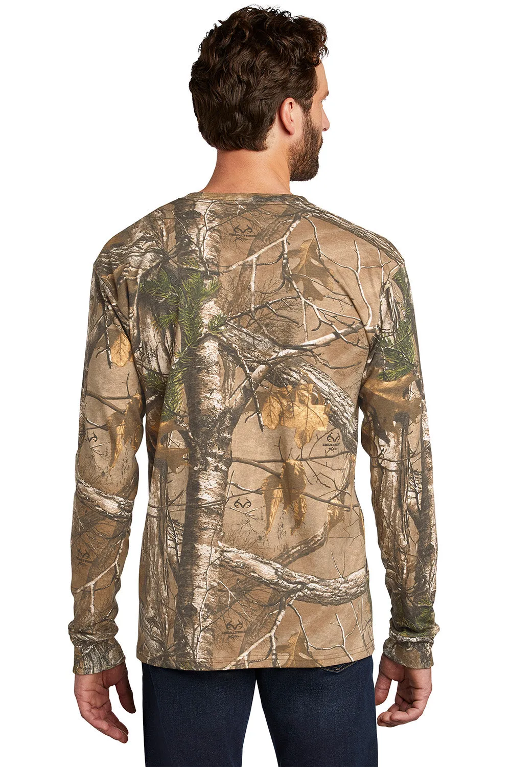 Russell Outdoors Mens Realtree Explorer Long Sleeve Crewneck T-Shirt w/ Pocket - Realtree Xtra Camo  Excellent quality Clothing Russell-Outdoors