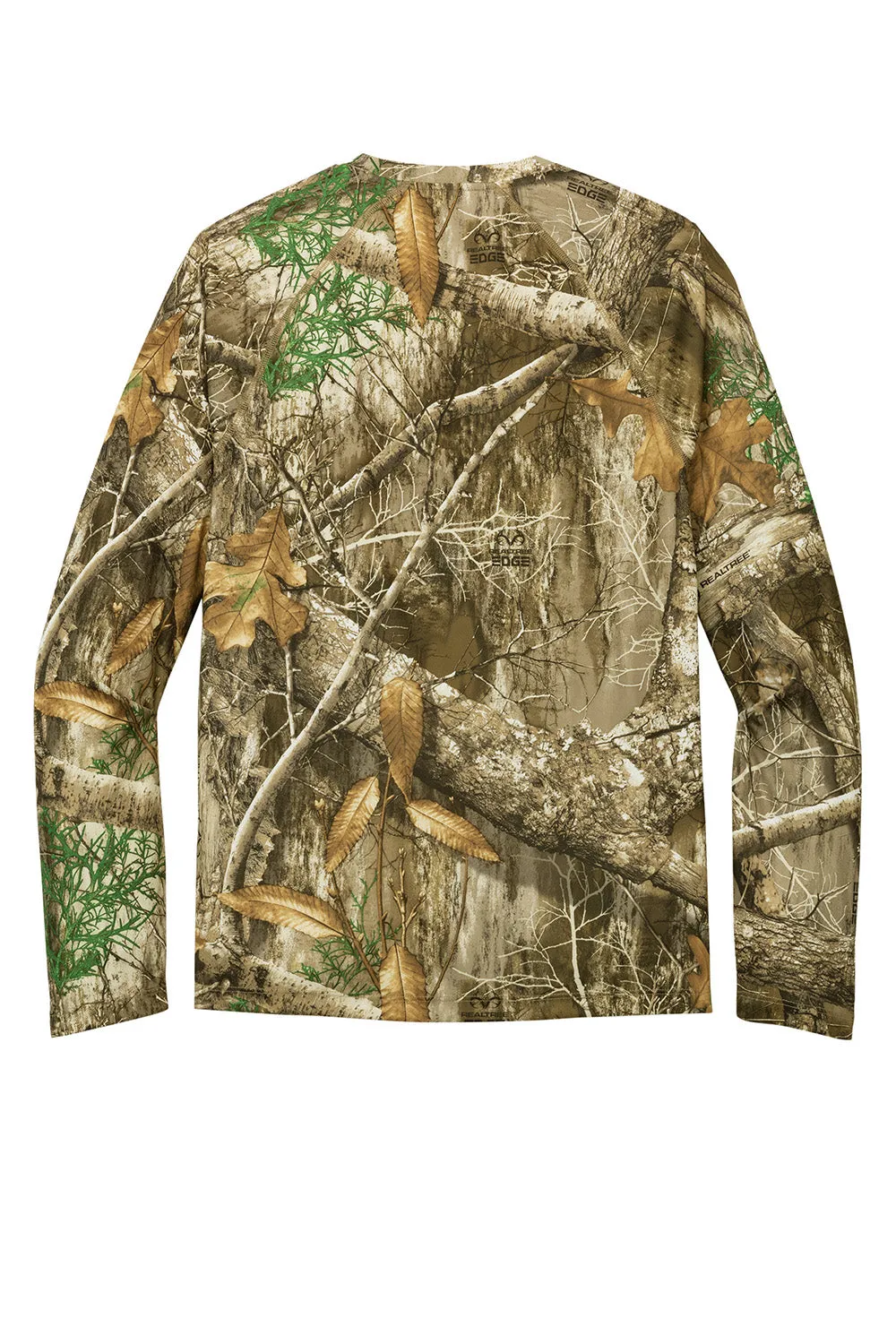 Russell Outdoors Mens Realtree Moisture Wicking Long Sleeve Crewneck T-Shirt - Realtree Edge Camo  Excellent quality Clothing Russell-Outdoors