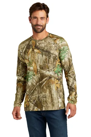 Russell Outdoors Mens Realtree Moisture Wicking Long Sleeve Crewneck T-Shirt - Realtree Edge Camo  Excellent quality Clothing Russell-Outdoors