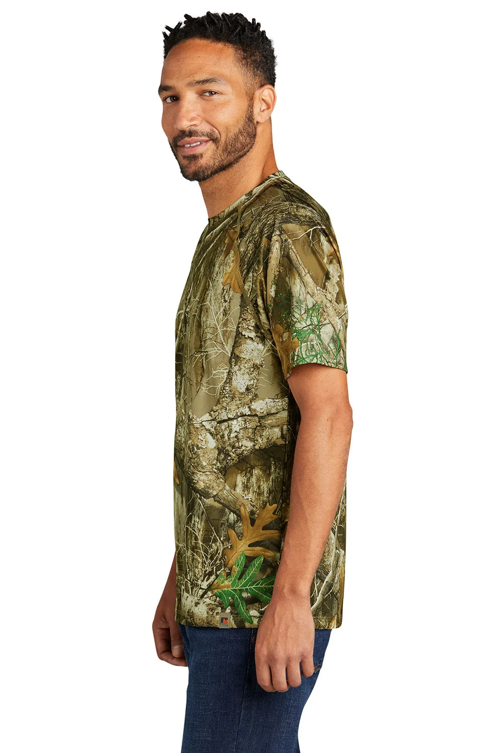 Russell Outdoors Mens Realtree Moisture Wicking Short Sleeve Crewneck T-Shirt - Realtree Edge Camo  Excellent quality Clothing Russell-Outdoors