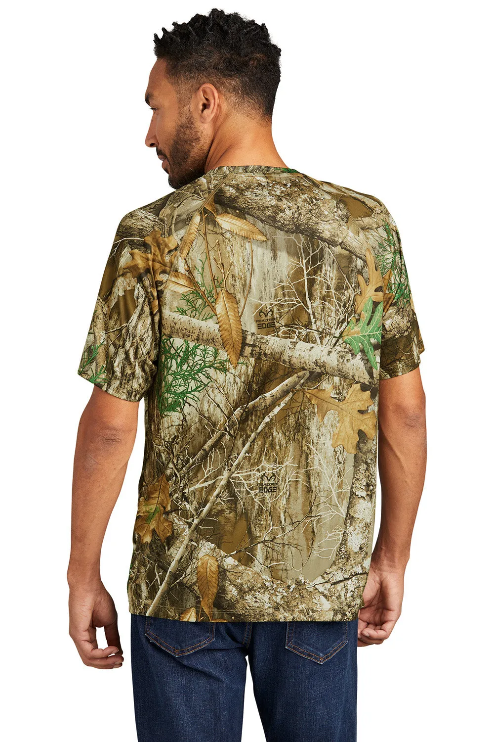 Russell Outdoors Mens Realtree Moisture Wicking Short Sleeve Crewneck T-Shirt - Realtree Edge Camo  Excellent quality Clothing Russell-Outdoors