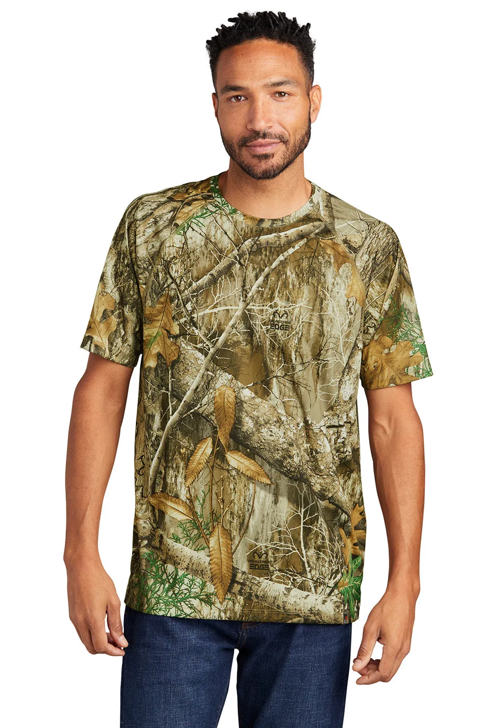 Russell Outdoors Mens Realtree Moisture Wicking Short Sleeve Crewneck T-Shirt - Realtree Edge Camo  Excellent quality Clothing Russell-Outdoors