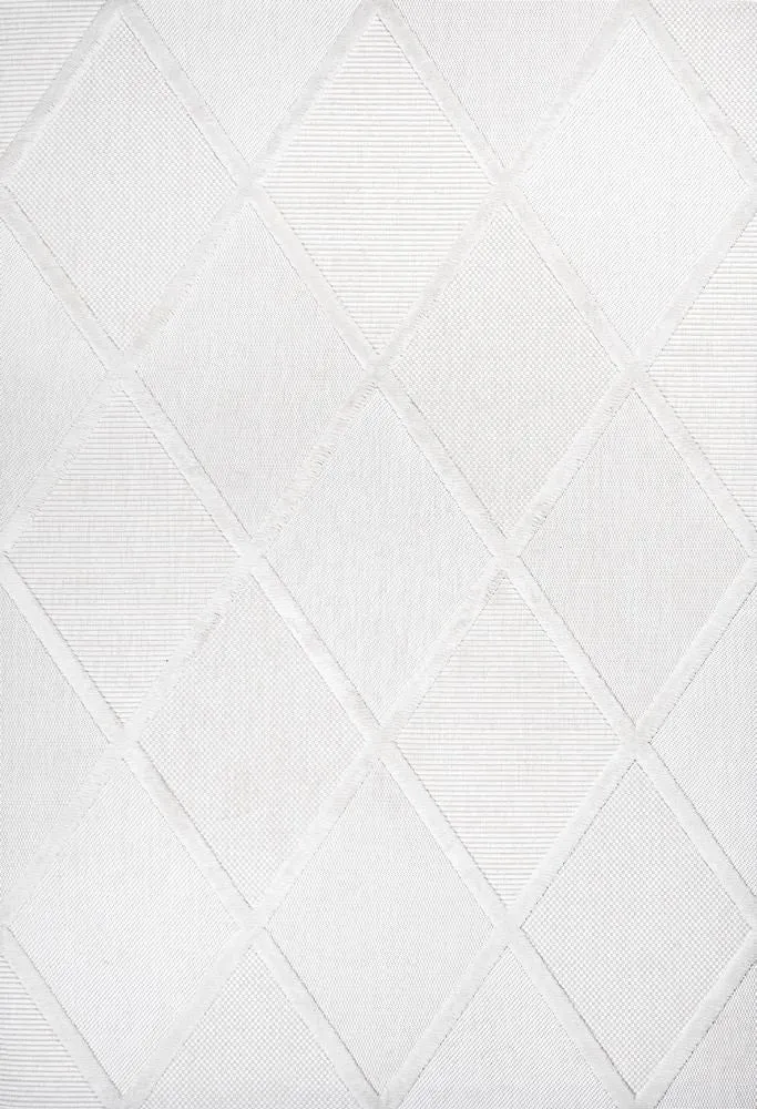 Salines Diamond Trellis Indoor/Outdoor Area Rug Jonathan Y Home