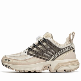 Salomon ACS Pro Desert - Almond Milk/Cement Salomon outdoor shoes for mountain tracks