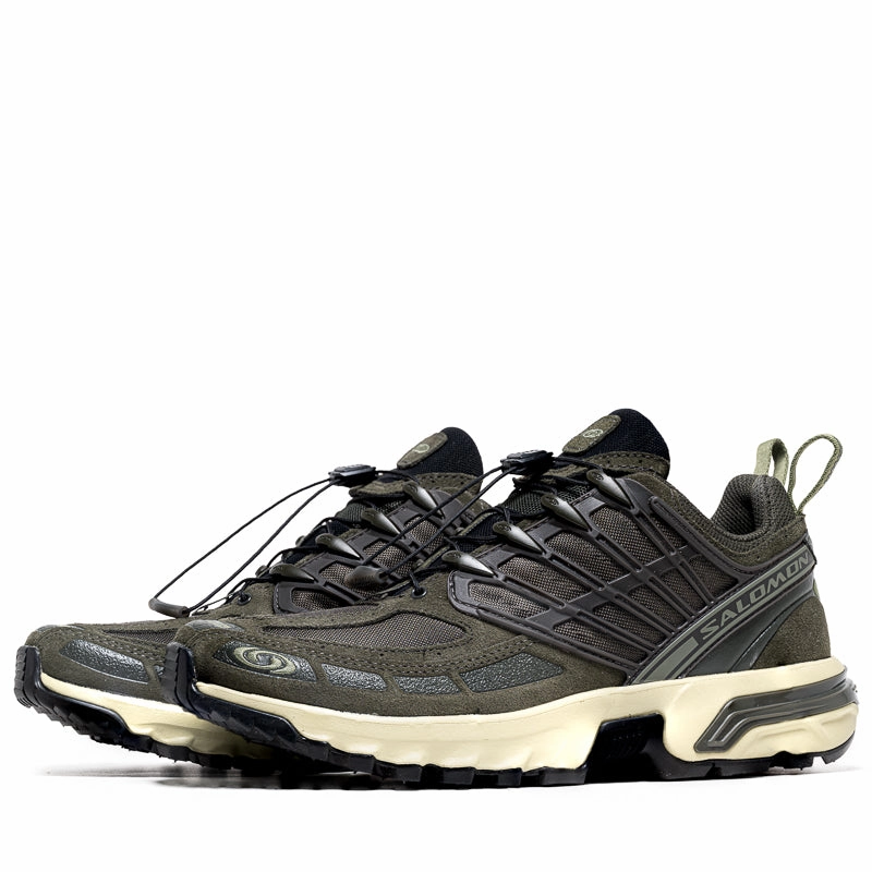 Salomon ACS Pro Leather - Peat/Deep Lichen Green Salomon high-performance outdoor shoes