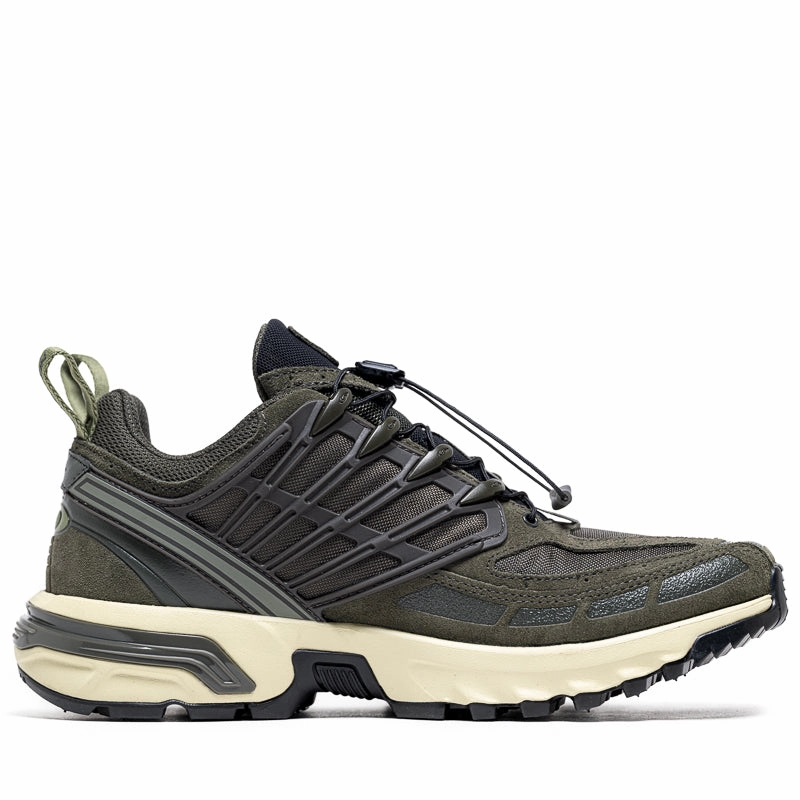 Salomon ACS Pro Leather - Peat/Deep Lichen Green Salomon high-performance outdoor shoes